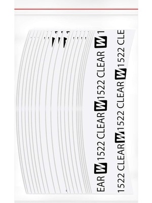 Walker Tape 1522 Clear™ Protez Saç Bandı (''c'' (2,0cm x 7,5cm))