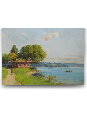 Hoca Ali Rıza - Istanbul Tablosu - 60X40CM