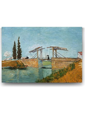 Arles Köprüsü Tablosu - 125X80CM