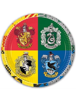 Süsle Bebek ve Parti Harry Potter Karton Tabak - 23CM x 8 Adet