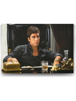 Pacino - Scarface Tablosu - 60X40CM