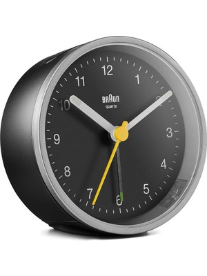 Braun Klasik Analog Çalar Saat, Erteleme Fonksiyonlu ve Işıklı, Sessiz Kuvars Saat Mekanizması
