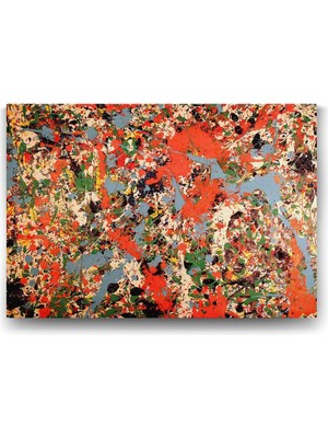 Jackson Pollock - Convergence Tablosu - 140X100CM