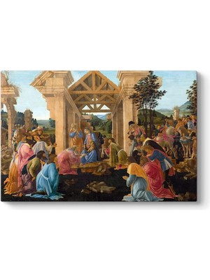 Sandro Botticelli - Adoration Tablosu - 75X50CM