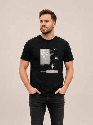 Vigoss Jeans VIGOSS ACTION BASKILI ERKEK T-SHIRT 62916-03370