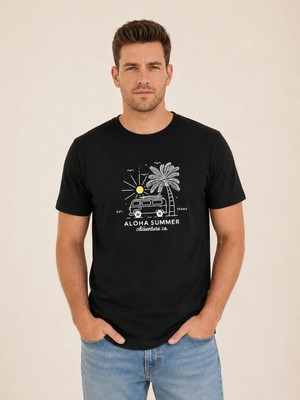 Vigoss Jeans VIGOSS ACTION BASKILI ERKEK T-SHIRT 62914-03370