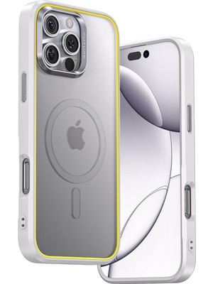 The Future Iphone 16 Pro Max Kılıfı, Magsafe Uyumlu Telefon Kılıfı, Beyaz