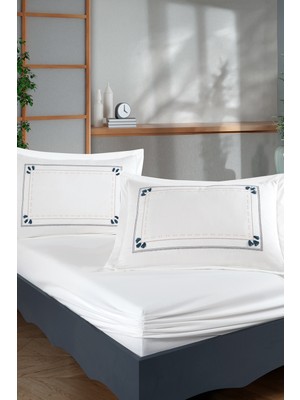 Elart Aden Yastık Kılıfı %100 Pamuk 2 Adet (50X70 Cm) Yeşil