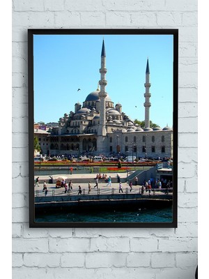(PSTER10367) Camii Kutsal Mekan Çerçeveli Tablo 5 (50X70CM)