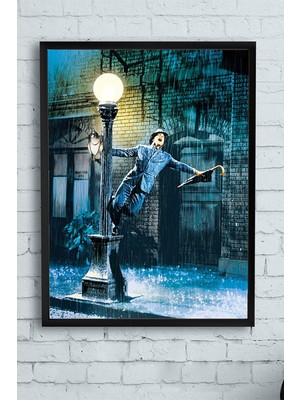 (PSTER13290) Singin In The Rain Film Afişi Çerçeveli Tablo 2 (21X30CM)