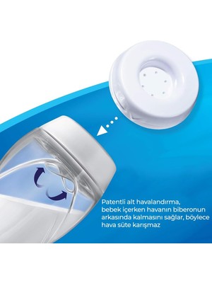 Playtex Baby™ Ventaire® Yenidoğan Bebek Biberonu, Kolik &amp; Reflü Önlemeye YARDIMCI,178 ml