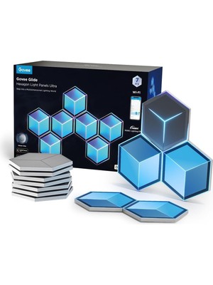 Govee Glide Hexa Ultra LED Gaming Duvar Aydınlatma Panelleri 7'li