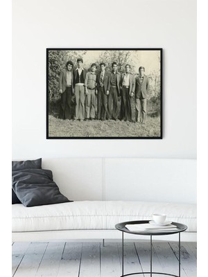 (PSTER10874) Eski Beyefendiler Nostaljik Çerçeveli Tablo (40X50CM)