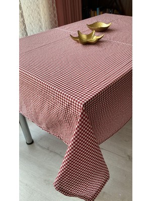 Örtüsü Sofra Bezi 170X170 cm Bordo