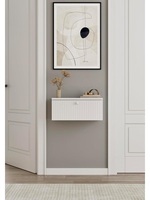 Enwood Mimosa Mdf Duvara Monte Kapaklı Dresuar (50 Cm)
