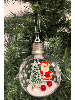 Waldern Yılbaşı Ağaç Santa Claus Işıklı Ampul Süs