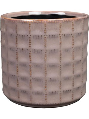 Ter Steege Zahra Seramik Pembe Saksı 14X13CM