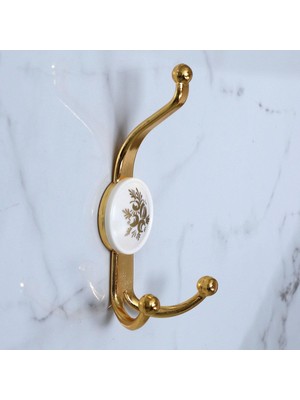 5 Adet Gold Altın Askı Dolap Askılık Askılığı Banyo Mutfak Askısı Duvar Kapı Elbise Kıya