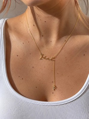 Sirius Jewelry Shop 925 Ayar Gümüş Isimli Harfli Kolye