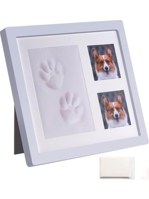 Kedi Köpek Pati Izi Resim Çerçevesi, 27,5cm x 23,5cm