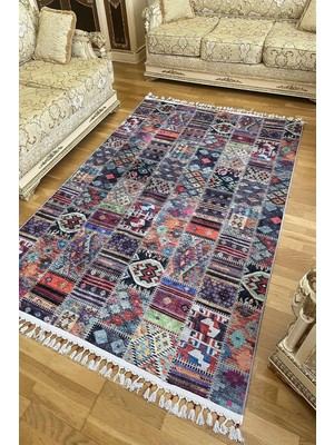 Motto Hali Dokuma Taban Yıkanabilir Kaymaz Taban Kilim Salon Halısı Mutfak Halısı Yolluk, Pwk-8