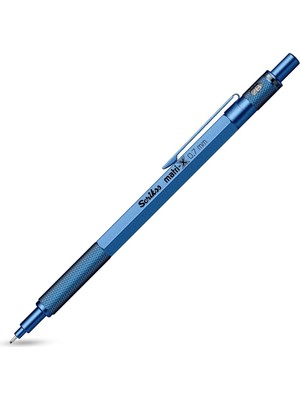 Scrikss Office Matri-X Versatil 0.7 mm Metalik Mavi Şeffaf Amb