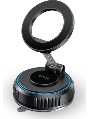 Magsafe Uyumlu 360° Mıknatıslı Ayarlanabilir Araç Içi Telefon Tutucu Kilitli Vakumlu Masa Dol