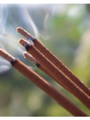 Aromaterapi Konik Tütsü Meditasyon ve Yoga Için Bitkisel Koku Negatif Enerji Arındırıcı El Ya