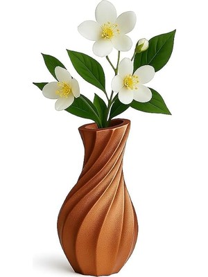 Boyunlu Cam Vazo 15 cm