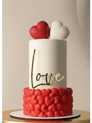 Ege Concept Life Love 3 Pleksi Pasta Süsü Gold - 8X10 cm