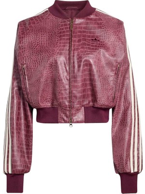 Adidas Sst Plthr Jkt Kadın  Bordo  Ceket KD8792