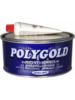Polygold Galvaniz Polyester Extra Soft Çelik Kaporta Macunu 500 gr