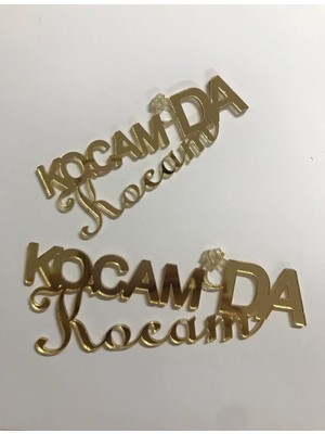 Ege Concept Life Kocam Da Kocam Pleksi Pasta Süsü - 10X4.5 cm