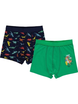 Civil Boys Trex 2-10 Yaş Erkek Çocuk 2'li Boxer - Standart