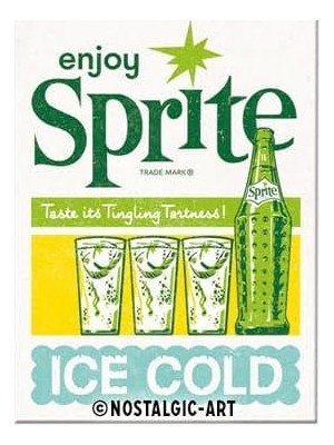 Nostalgic-Art Sprite - Ice Cold Buzdolabı Magneti 6 x 8 cm