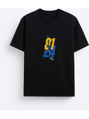 Shain Rozanov 81 Hollander 24 Heated Rivalry Dizi Baskılı Bisiklet Yaka Siyah Tişört T-Shirt