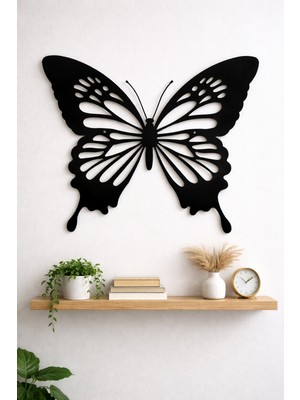 Yapı3D Kelebek Duvar Dekoru – Modern Duvar Süsü ve Dekoratif Aksesuar 20X20CM 2mm Kalınlık