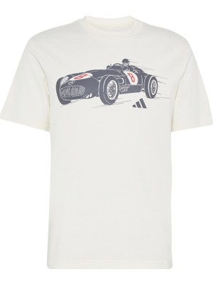 Adidas Erkek T-Shirt "mercedes - Amg Petronas Formula 1 Team Sılver Arrows 1955 Graphıc Tee" KS2256