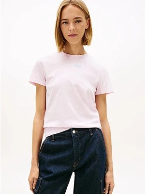 Tommy Hilfiger Kadın Tjw Essential Logo Detaylı 2'li T-Shirt