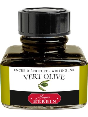 Jherbin Şişe Dolma Kalem Mürekkebi 30 ml Vert Oliv