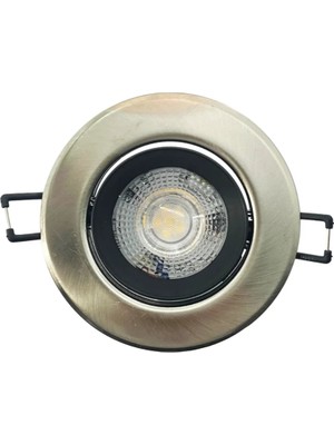 Cata CT-5252G 7W Cob LED Spot Armatür Saten Kasa 3200K Gün Işığı Sıva Altı Gömme Tavan Spotu