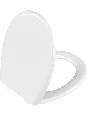 Vitra S20 Round 109-003-909 Universal Klozet Kapağı, Yavaş Kapanır, Kolay Çıkabilir, Beyaz