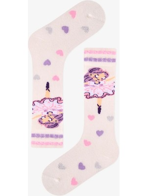 Penti Kız Çocuk Marsmelov Ballerina Princess Balerin Desenli Pamuklu Pantolon Çorap