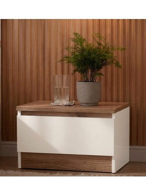 Noiss Home Decor Asel Komodin Çekmeceli Yatak Yanı Başucu Sehpası