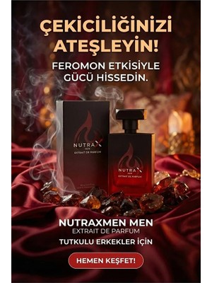 Erkek Nutraxmen Parfüm EDP 50ml Baharatlı Odunsu Sandal Ağacı Lavanta Kalıcı Koku