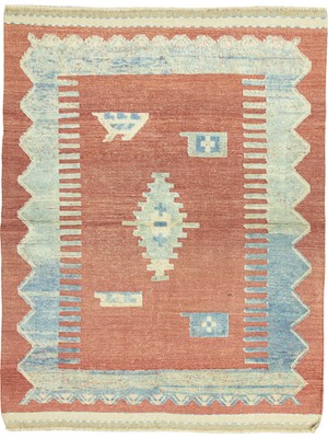 Soho Antiq Ebra Rustik El Dokuma Halı Kilim 106X141 cm