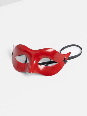 Eco Lounge Kırmızı Renk Masquerade Kostüm Partisi Venedik Balo Maskesi
