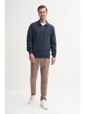 Cazador Caz 53470 Dik Yk. Sweat Erkek Soft Blue 26KC53470
