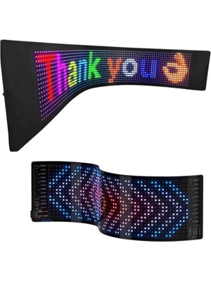 Eco Lounge Dekoratif LED Yazı Paneli Rgb Animasyonlu Uzaktan Kumandalı Ekran