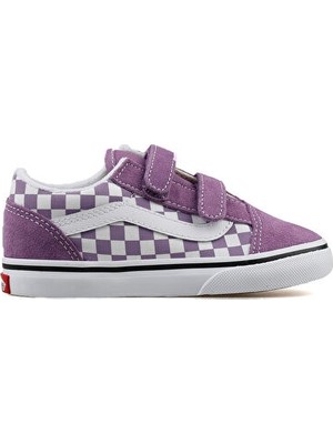 Vans Old Skool V Çocuk Günlük Ayakkabı VN000VB2FRT1 Mor